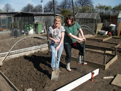 Clare and Wendy Allotment
